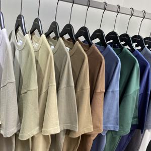 Wholesale High Quality Men's <b>Plain</b> T Shirts <b>White</b> <b>Tee</b> Shirt Custom Sublimation Mens Tshirts Blanks Oversized T-shirts for Summer - Product Image 2