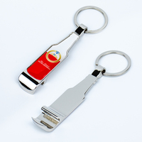 Mini poche portable personnalisée outils de barre en métal porte-clés en aluminium porte-clés avec ouvre-bouteille pour ouvrir les bouteilles de bière