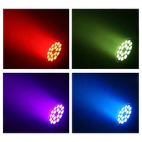 Projecteurs PAR COB 200W 6-en-1 RGBWA UV étanches IP65 avec batterie rechargeable sans fil, 54*3W, 18*18W, affichage numérique 120