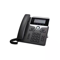 Nuovo Telefono IP SIP CP-7821-K9 a 2 Linee 10/100 PoE per Uffici SMB, Hotel, Aziende, Comunicazione VoIP Desktop
