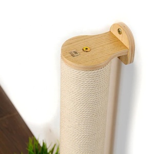 <strong>High</strong> <strong>Quality</strong> Modern Eco-Friendly Wall Mounted <strong>Cat</strong> <strong>Tree</strong> Scratcher Post with Sisal Rope and Wood Base for <strong>Cats</strong> - Product Image 4