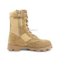 Bottes de désert kaki de sable sur mesure Bottes de combat tactiques Botte marron