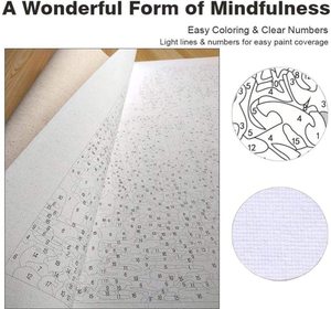 Decorazione della casa <span class=keywords><strong>Anime</strong></span> fai da te dipinto a mano pittura a olio regalo per principianti natale compleanno bts pittura del fumetto per numero - Product Image 2