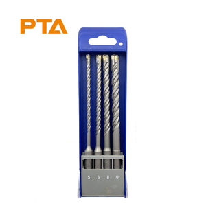 Bộ 4 Mũi Khoan Gạch Bê Tông SDS +, Bộ Mũi Khoan Đầu Cacbua YG8 - Product Image 1