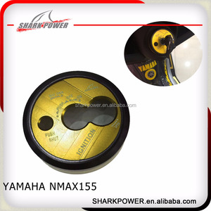 Venta caliente CNC aluminio motocicleta CNC asiento bloqueo Cap reinstale color clave cubierta para <span class=keywords><strong>Yamaha</strong></span> nmax155 - Product Image 2