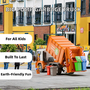 <span class=keywords><strong>Camion</strong></span> à ordures surdimensionné à pompe, <span class=keywords><strong>camion</strong></span> de collecte des déchets pour enfants, véhicule de construction, <span class=keywords><strong>camion</strong></span> à benne basculante, plastique à friction - Product Image 2