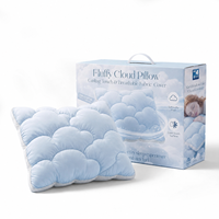 Coussin de cou ergonomique Kingworth en tissu soyeux rafraîchissant, doux et moelleux, pour un sommeil confortable