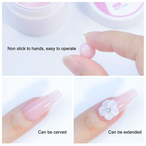 Neissry Nuovo Arrivo Gel Modellante Bianco Fai-da-te OEM Private Label Gel per Intaglio Non Appiccicoso Campione Gratuito Gel 3D Senza Residui per Intaglio Unghie - Product Image 2