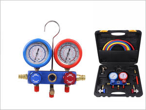 Carro A/C Diagnostics Medidor medidor de pressão HVAC para refrigerante R134a/R410A/R22 - Product Image 2