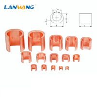 Conector de Compresión Tipo C C-288 de Cobre, Cable de Conexión a Tierra de Cobre Puro OEM, Conector de Cable con Abrazadera en C