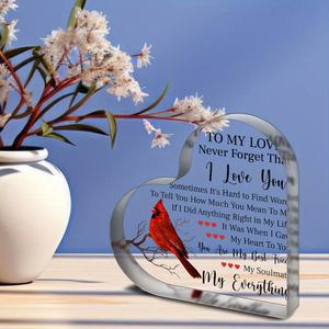 Regalos de placa acrílica romántica para ella <span class=keywords><strong>Ideas</strong></span> lindas para novia esposa mujer aniversarios cumpleaños de <span class=keywords><strong>San</strong></span> Valentín para <span class=keywords><strong>novio</strong></span> - Product Image 5