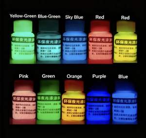 खेल पटरियों के लिए चमकदार चमक-इन-द-डार्क फॉस्फोरोसेंट पेंट, हाथ से चित्रित कला के लिए चमकदार पेंट, और चमक-इन-द-डार्क - Product Image 4