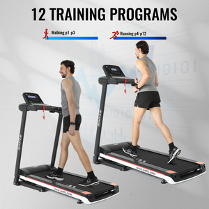 <span class=keywords><strong>Tapis</strong></span> <span class=keywords><strong>Roulant</strong></span> Elettrico Pieghevole Multifunzione per Fitness Domestico, Velocità 1-12.8km/h, Disponibile in Magazzino in Francia - Product Image 2