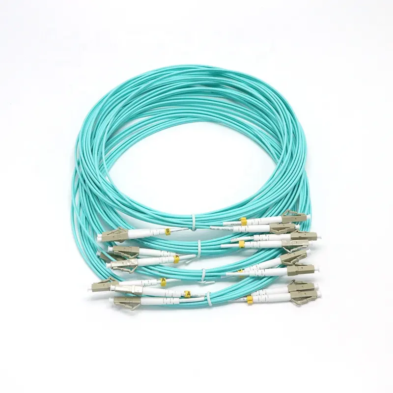 Kustom FTTH Pabrik Multi Mode Patch Cord Lc Dupleks dengan Kualitas Tinggi Kabel Patch Serat Pigtail Lc