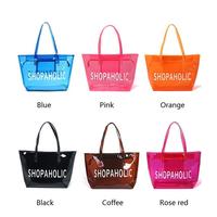 Sac fourre-tout en PVC transparent décontracté pour femme bon marché sac à bandoulière pour femme