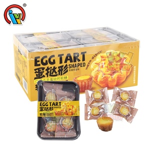 Creativity Crispy Egg Tarts Shape Sweet <strong>Soft</strong> Chewy Candy <strong>Caramel</strong> Egg-flavored Gummy Candy - Product Image 4