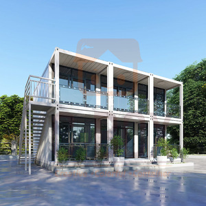 บ้านคอนเทนเนอร์ทรงสี่เหลี่ยมทันสมัยสำหรับอยู่อาศัย ความหนาตามมาตรฐาน - Product Image 3