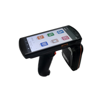 Lecteur de stock portable GPS RFID UHF avec module C9082 E710, protocole 6C, matériau ABS, distance de lecture 0-25m, système d'exploitation Android 11