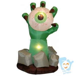 6ft 1.8M Thắp Sáng LED Ngoài Trời Yard Thấp Ngoài Trời Inflatable Halloween <span class=keywords><strong>Frankenstein</strong></span> Máy Bay Trực Thăng Trang Trí - Product Image 6