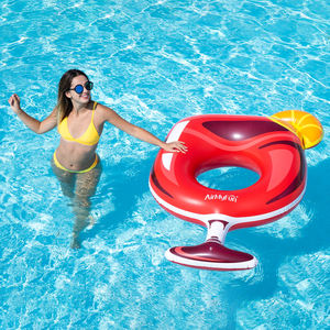 Conception de vente chaude d'usine boisson d'été tours de natation rouge vert anneau de <span class=keywords><strong>piscine</strong></span> gonflable flotteur anneau de natation pour adultes enfants - Product Image 5