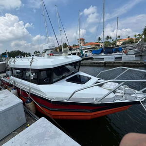 Yacht de luxe 9m 30ft soudé Sport aluminium vitesse loisirs puissance pêche <span class=keywords><strong>bateau</strong></span> et cabine Cruiser - Product Image 1