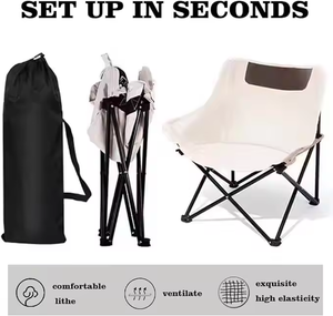 Nouvelle chaise de camping pliable légère pour adultes, design moderne, pour l'extérieur, la plage et les voyages - Product Image 4