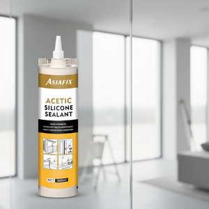 Asiafix Fabricant d'adhésifs GP, mastics pour verre, caoutchouc, silicone, silicone acétique pour cuisine et salle de bain - Product Image 1