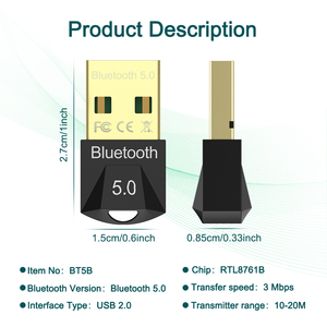 Bluetooth Usb Bluetooth <span class=keywords><strong>Dongle</strong></span> Linux Bluetooth <span class=keywords><strong>Csr</strong></span> 5,0 <span class=keywords><strong>Dongle</strong></span> adaptador inalámbrico con Giteki TELEC certificado - Product Image 2