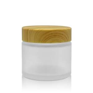 Frascos de cristal vacíos cosméticos crema de ojos con tapas de Bambú - Product Image 5