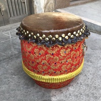 Tête de tambour de danse du lion de 18 pouces en bois de pêche, pour usage festif, tambour de 40 cm d'épaisseur, 12 14 16 20 22 24