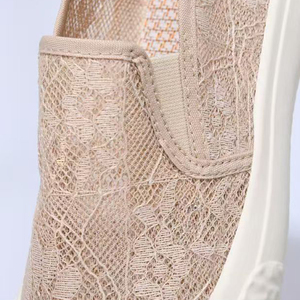 Venta Directa <span class=keywords><strong>de</strong></span> Fábrica OEM/ODM Zapatos Planos <span class=keywords><strong>de</strong></span> Plataforma <span class=keywords><strong>para</strong></span> <span class=keywords><strong>Mujer</strong></span>, Clásicos, con Punta Abierta, Antideslizantes, Resistentes al Desgaste, Transpirables, <span class=keywords><strong>de</strong></span> Malla - Product Image 4