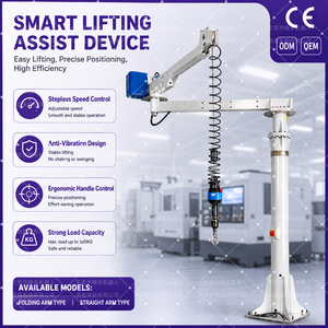 Palans électriques intelligents à chaîne avec moteur servo à vitesse variable en continu, capacité de levage de 500 kg, grue d'équilibrage - Product Image 3