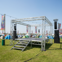 Structure en aluminium mobile pliable d'étape portative de 16X24FT pour des événements extérieurs de concert