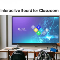 Pantalla Interactiva Táctil Inteligente de Alta Resolución 4K Negra, Monitor con Sistema Operativo Android/Windows, Intel Core I3/I5/I7