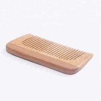 Ensemble brosse et peigne à barbe en poils de sanglier avec manche en bambou naturel, de haute qualité, écologique et découpé au laser