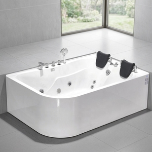 Baignoire à remous moderne pour deux personnes en acrylique de 1200 mm avec jets à vendre - Product Image 4
