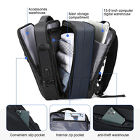 Sac à dos pour ordinateur portable pour homme, mode business, imperméable, multifonctionnel, grande capacité, sacs d'ordinateur, sac à dos de voyage