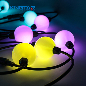 High Brightness 3D RGB 50mm 360 Degree IP65 Rated Pixel Round <strong>Led</strong> <strong>Ball</strong> for Theme Park &amp; Building Outdoor Lighting - Product Image 5