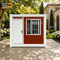 Maison conteneur pliable économique de 20 pieds, bureaux modulaires, maisons préfabriquées, mini-maisons conteneurs pour habitation