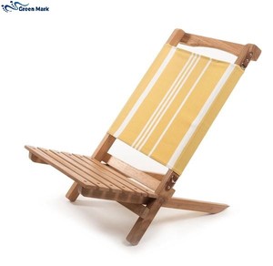 Chaise <span class=keywords><strong>de</strong></span> plage en bois en gros, pliable, structure démontable, siège en toile, pour <span class=keywords><strong>agent</strong></span> <span class=keywords><strong>de</strong></span> boutique <span class=keywords><strong>de</strong></span> souvenirs côtiers - Product Image 3
