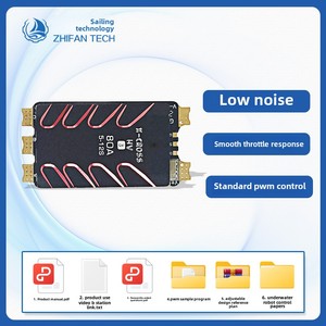 80A hai chiều không chổi than ESC rov Thruster điều khiển tốc độ nhựa điều khiển điện cho dưới nước robot RC Mô hình phụ kiện - Product Image 3