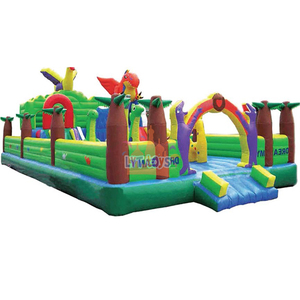 Jeux gonflables de parc à thème gonflable d'<span class=keywords><strong>aventure</strong></span> de château plein d'entrain commercial pour le terrain de <span class=keywords><strong>jeu</strong></span> - Product Image 3