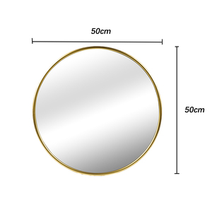 Home Decorative Modern Round <strong>Gold</strong> Large Plastic Frame <strong>Circle</strong> Mounted <strong>Mirrors</strong> Hanging Wall <strong>Mirror</strong> - Product Image 5