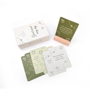 Tarjetas <span class=keywords><strong>de</strong></span> juego cuadradas portátiles personalizadas, tarjetas <span class=keywords><strong>de</strong></span> juego personalizables para afirmación, uso promocional, impresión en papel, tarjetas <span class=keywords><strong>de</strong></span> juego personalizadas - Product Image 2