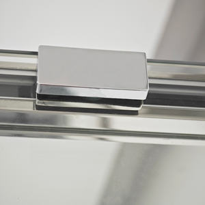 <span class=keywords><strong>Mampara</strong></span> de <span class=keywords><strong>Ducha</strong></span> de Vidrio Templado con Marco de Acero Inoxidable para Baño de Hotel, Puerta de <span class=keywords><strong>Ducha</strong></span> Corredera Doble de Vidrio - Product Image 4