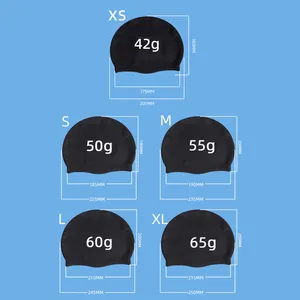 Silicone Novelty Funny Swim Hats Wholesale Factory Custom Logo Waterproof Colored Swimming Cap For Children