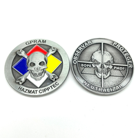 Pièce de monnaie commémorative 3D en métal personnalisée, médaille souvenir double face avec logo sur mesure pour cadeau d'entreprise et collection