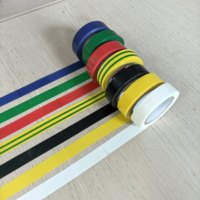 Ruban adhésif électrique en PVC de qualité professionnelle résistant à la chaleur avec adhésif en caoutchouc ignifuge et imperméable pour usage domestique