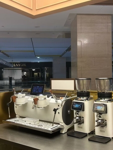 Machine à expresso professionnelle semi-automatique à deux groupes, boîtier en acier inoxydable, pression de 9 bars, capacité de 12 tasses - Product Image 5