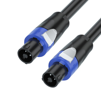 Câble Speakon, Câble XLR, Câble audio NL4FC Ohmique, Connecteur de haut-parleur à quatre ou deux fils, Câble de connexion microphone